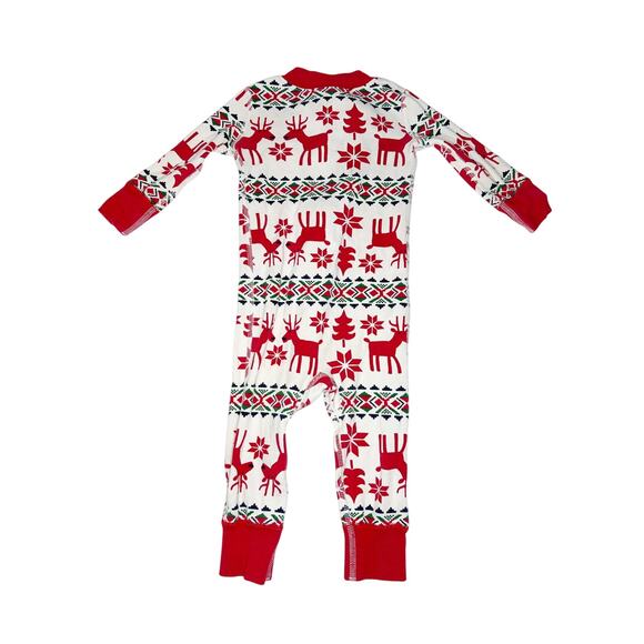 Hanna Andersson Dear Deer Baby Zip Sleeper Size 75cm (12-18 Months) - Picture 5 of 6